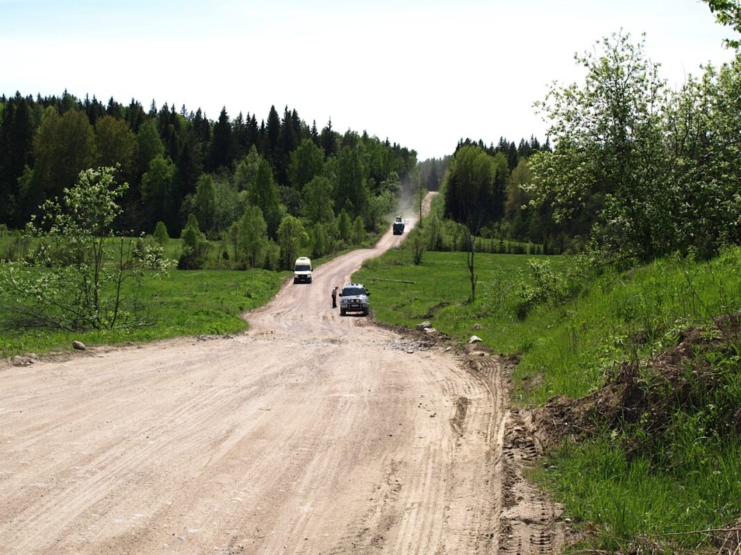 Harvakorven "suoraa" Sairalan-Ilmeen välisellä tiellä Kirvussa